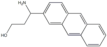 3-AMINO-3-(2-ANTHRYL)PROPAN-1-OL Struktur