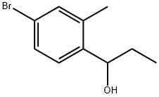 1-(4-bromo-2-methylphenyl)propan-1-ol,1270584-48-9,结构式
