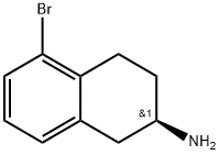 (R)-5-bromo-1,2,3,4-tetrahydronaphthalen-2-amine Structure
