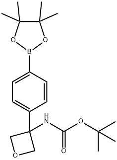 tert-Butyl (3-(4-(4,4,5,5-tetramethyl-1,3,2-dioxaborolan-2-yl)phenyl)oxetan-3-yl)carbamate