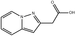 吡唑并[1,5-A]吡啶-2-乙酸, 1279821-25-8, 结构式
