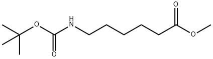 6-((叔丁氧羰基)氨基)己酸甲酯,128372-97-4,结构式