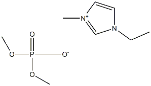 1-ethyl-3-methylimidazolium dimethylphosphate Struktur