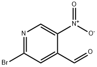 2-Bromo-5-nitro-pyridine-4-carbaldehyde Struktur