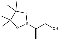 2-(四甲基-1,3,2-二氧硼杂环戊烷-2-基)丙-2-烯-1-醇 结构式