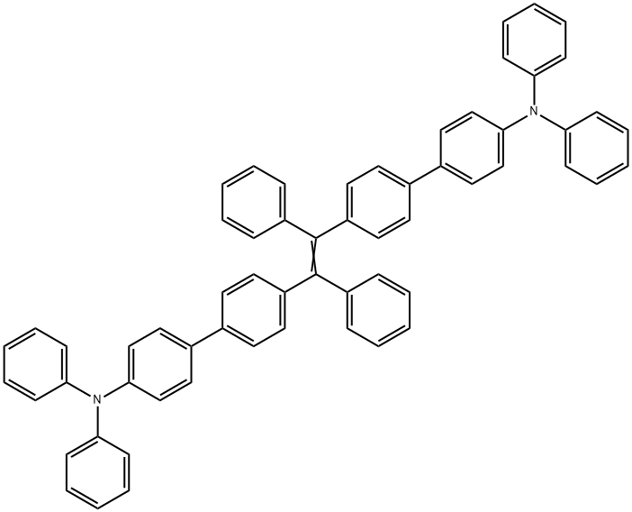 4',4''-(1,2-diphenylethene-1,2-diyl)bis(N,N-diphenylbiphenyl-4-amine) Structure