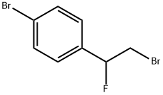 1-bromo-4-(2-bromo-1-fluoroethyl)benzene Struktur