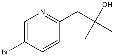 1-(5-bromopyridin-2-yl)-2-methylpropan-2-ol Struktur