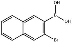 (3-BROMONAPHTHALEN-2-YL)BORONIC ACID Struktur