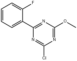 2-Chloro-4-(2-fluorophenyl)-6-methoxy-1,3,5-triazine|