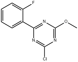 1303967-58-9 2-Chloro-4-(2-fluorophenyl)-6-methoxy-1,3,5-triazine