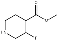 3-氟哌啶-4-羧酸甲酯, 1303972-83-9, 结构式