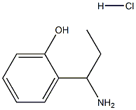 2-(1-氨基丙基)苯酚盐酸, 1311314-31-4, 结构式