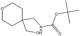 ((4-(羟甲基)四氢-2H-吡喃-4-基)甲基)氨基甲酸叔丁酯, 1311369-28-4, 结构式