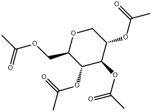 1-deoxy-D-glucose tetraacetate, 13137-69-4, 结构式