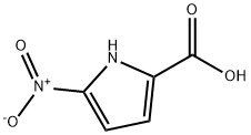 5-硝基-1H-吡咯-2-羧酸, 13138-72-2, 结构式