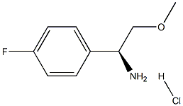 (S)-1-(4-氟苯基)-2-甲氧基乙胺盐酸盐,1314032-47-7,结构式