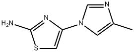 2-Amino-4-(4-methylimidazol-1-yl)thiazole Structure