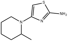 2-Amino-4-(2-methylpiperidino)thiazole 结构式