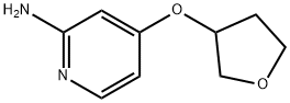 2-AMINO-4-(TETRAHYDROFURAN-3-YLOXY)PYRIDINE Structure