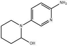1-(2-AMINOPYRIDIN-5-YL)PIPERIDIN-2-OL 结构式