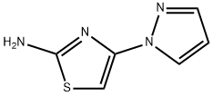 2-Amino-4-(1H-pyrazol-1-yl)thiazole Struktur