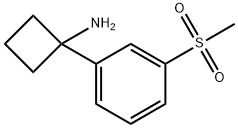 1-[3-(Methylsulfonyl)phenyl]cyclobutylamine|1-(3-甲砜基苯基)环丁胺