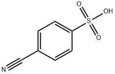 Benzenesulfonic acid, 4-cyano- Structure