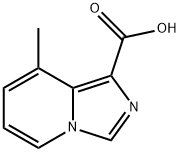 8-methylimidazo[1,5-a]pyridine-1-carboxylic acid 结构式