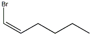 cis-1-bromo-1-hexene Structure
