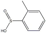 2-methylbenzenesulfinic acid 化学構造式