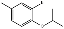 3-溴-4-异丙氧基甲苯 结构式