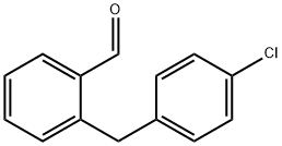 2-[(4-chlorophenyl)methyl]benzaldehyde Structure