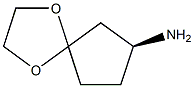 (S)-1,4-dioxaspiro[4.4]nonan-7-amine 结构式