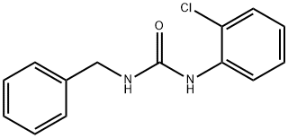 1-ベンジル-3-(2-クロロフェニル)尿素 化学構造式