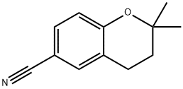 6-cyano-3,4-dihydro-2,2-dimethyl-2H-1-benzopyran 结构式