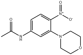 N-(3-Morpholin-4-yl-4-nitro-phenyl)-acetamide,13272-44-1,结构式