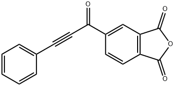 5-(3-phenylprop-2-ynoyl)-1,3-dihydro-2-benzofuran-1,3-dione Struktur