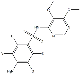 スルファドキシン-D4 化学構造式