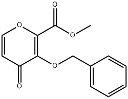 3-Benzyloxy-4-oxo-4H-pyran-2-carboxylic acid methyl ester Struktur