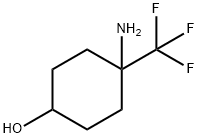 4-amino-4-(trifluoromethyl)cyclohexan-1-ol,1334146-32-5,结构式