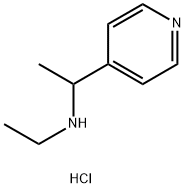 乙基[1-(吡啶-4-基)乙基]胺二盐酸盐,1334146-92-7,结构式