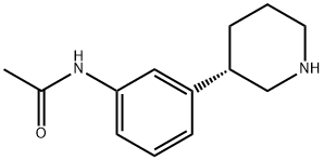(S)-N-(3-(piperidin-3-yl)phenyl)acetamide,1335337-07-9,结构式