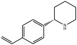 (2S)-2-(4-ETHENYLPHENYL)PIPERIDINE Structure