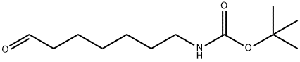tert-butyl(7-oxoheptyl) carbamate Structure