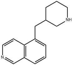 Isoquinoline, 5-(3-piperidinylmethyl)- 结构式