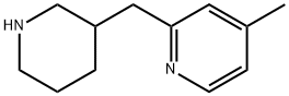Pyridine, 4-methyl-2-(3-piperidinylmethyl)-,1337386-78-3,结构式