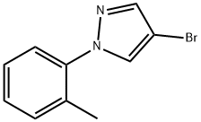 4-Bromo-1-(2-methylphenyl)pyrazole 结构式