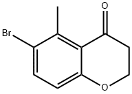 6-溴-5-甲基苯并吡喃-4-酮, 1337838-55-7, 结构式