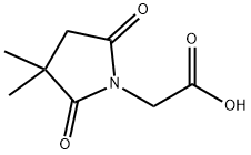 2-(3,3-二甲基-2,5-二氧代吡咯烷-1-基)乙酸,1337926-15-4,结构式